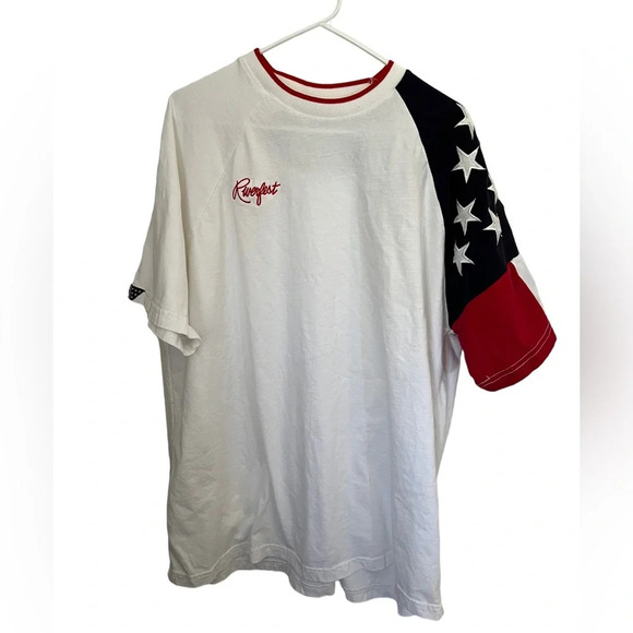 American Flag Embroidered Tee - Picture 2 of 4